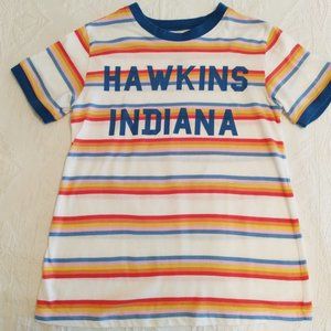 Stranger Things T-Shirt Hawkins Netflix Ringer  XS